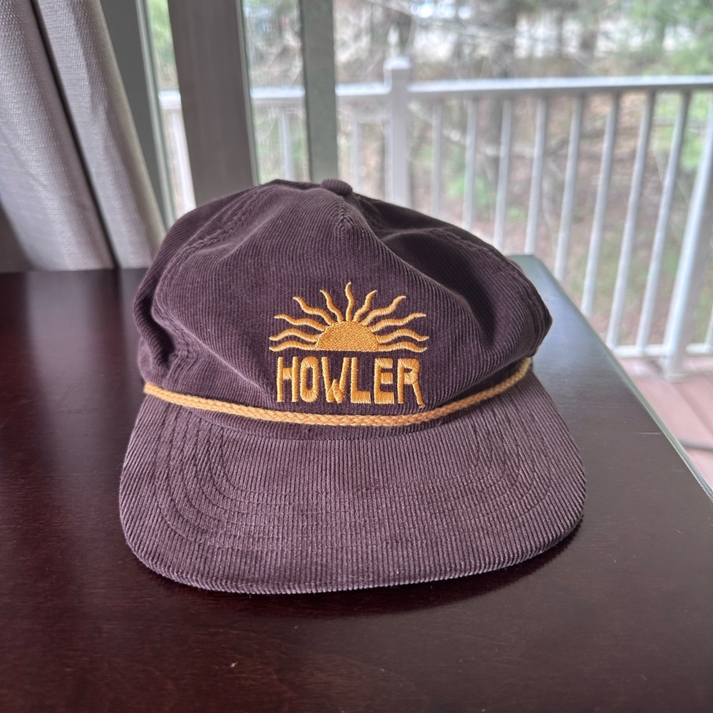 Howler Brothers Brown Corduroy Hat with Inside Logo Patch